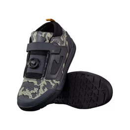 LEATT Pantofi de ciclism - PROFLAT 3.0 - verde/negru