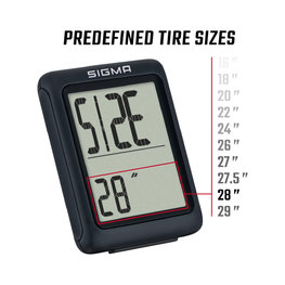 SIGMA SPORT tahometru - BC 5.0 ATS - negru