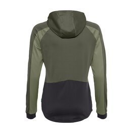 VAUDE Tricou de cilism pentru iarnă cu mânecă lungă - QUIMSA LS - verde/negru