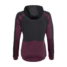 VAUDE Tricou de cilism pentru iarnă cu mânecă lungă - QUIMSA LS - bordo/roz/negru