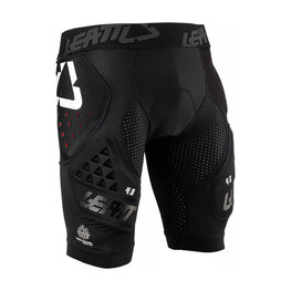 LEATT șorturi cu protecții - IMPACT SHORTS 3DF 4.0 - negru/alb
