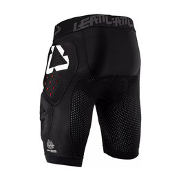 LEATT șorturi cu protecții - IMPACT SHORTS 3DF 4.0 - negru/alb
