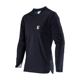 LEATT Tricou de ciclism cu mânecă lungă de vară - MTB ALL MOUNTAIN 5.0 - negru