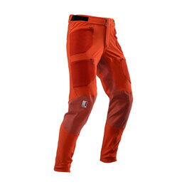 LEATT Pantaloni de ciclism lungi fără bretele - MTB ALLMTN 4.0 - roșu