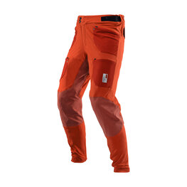 LEATT Pantaloni de ciclism lungi fără bretele - MTB ALLMTN 4.0 - roșu