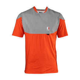 LEATT Tricou de ciclism cu mânecă scurtă - MTB ALLMOUNTAIN 3.0 - roșu/gri