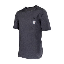 LEATT Tricou de ciclism cu mânecă scurtă - MTB ALLMOUNTAIN 2.0 - negru