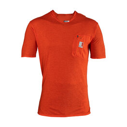 LEATT Tricou de ciclism cu mânecă scurtă - MTB ALLMOUNTAIN 2.0 - roșu