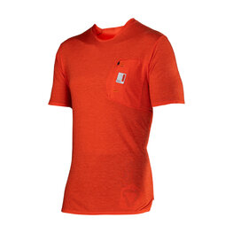 LEATT Tricou de ciclism cu mânecă scurtă - MTB ALLMOUNTAIN 2.0 - roșu