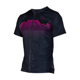 LEATT Tricou de ciclism cu mânecă scurtă - MTB TRAIL 3.0 - negru