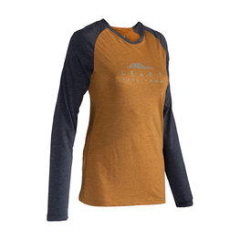 LEATT Tricou de ciclism cu mânecă lungă de vară - MTB ALL MOUNTAIN 3.0 W - maro