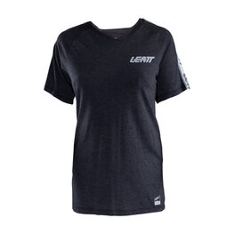 LEATT Tricou de ciclism cu mânecă scurtă - MTB ALLMOUNTAIN 2.0 W - negru