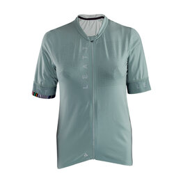 LEATT Tricou de ciclism cu mânecă scurtă - MTB ENDURANCE 5.0 W - verde