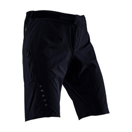 LEATT Pantaloni scurți de ciclism fără bretele - MTB TRAIL 1.0 - negru