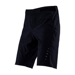 LEATT Pantaloni scurți de ciclism fără bretele - MTB TRAIL 1.0 - negru