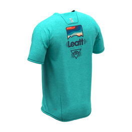 LEATT Tricou de ciclism cu mânecă scurtă - MTB ALLMOUNTAIN 2.0 JUNIOR - verde