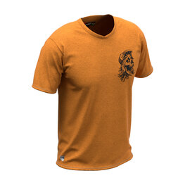 LEATT Tricou de ciclism cu mânecă scurtă - MTB ALLMOUNTAIN 2.0 JUNIOR - maro