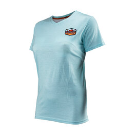 LEATT Tricou de ciclism cu mânecă scurtă - PREMIUM W - albastru