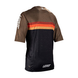 LEATT Tricou de ciclism cu mânecă scurtă - MTB ENDURO 3.0 - negru