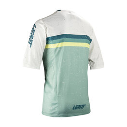 LEATT Tricou de ciclism cu mânecă scurtă - MTB ENDURO 3.0 - verde
