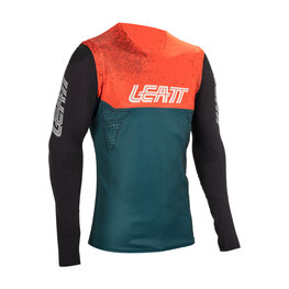 LEATT Tricou de ciclism cu mânecă lungă de vară - MTB GRAVITY 5.0 - multicolor