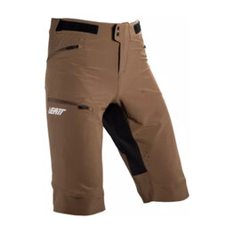 LEATT Pantaloni scurți de ciclism fără bretele - MTB ENDURO 3.0 - maro