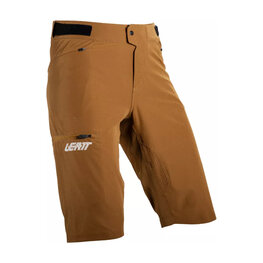 LEATT Pantaloni scurți de ciclism fără bretele - MTB ENDURO 1.0 - maro