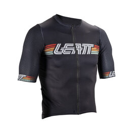 LEATT Tricou de ciclism cu mânecă scurtă - MTB ENDURANCE 6.0 - negru