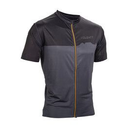 LEATT Tricou de ciclism cu mânecă scurtă - MTB TRAIL 3.0 - negru