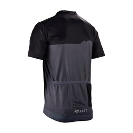 LEATT Tricou de ciclism cu mânecă scurtă - MTB TRAIL 3.0 - negru