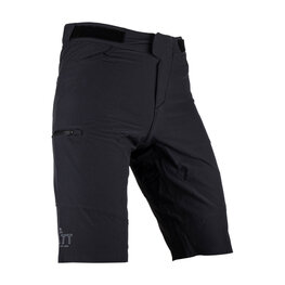 LEATT Pantaloni scurți de ciclism fără bretele - MTB TRAIL 3.0 - negru