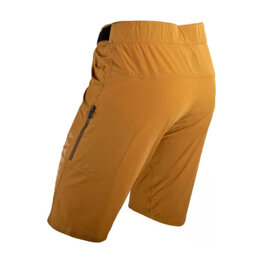 LEATT Pantaloni scurți de ciclism fără bretele - MTB TRAIL 1.0 - maro