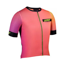 LEATT Tricou de ciclism cu mânecă scurtă - MTB ENDURANCE 6.0 W - roz
