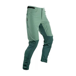 LEATT Pantaloni de ciclism lungi fără bretele - MTB TRAIL 2.0 W - verde