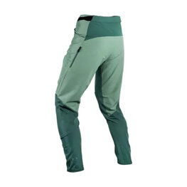 LEATT Pantaloni de ciclism lungi fără bretele - MTB TRAIL 2.0 W - verde