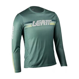 LEATT Tricou de ciclism cu mânecă lungă de vară - MTB ENDURO 4.0 W - verde