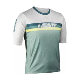 LEATT Tricou de ciclism cu mânecă scurtă - MTB ENDURO 3.0 W - verde