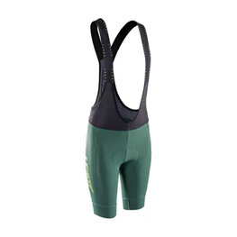 LEATT Pantaloni scurți de ciclism cu bretele - BIB MTB ENDURANCE 6.0 W - verde