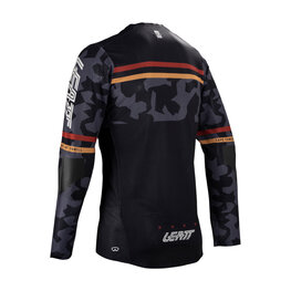 LEATT Tricou de ciclism cu mânecă lungă de vară - MTB GRAVITY 4.0 - negru