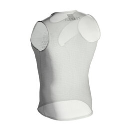 LEATT Tricou de ciclism fără mâneci - BASE - alb