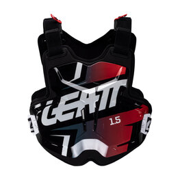 LEATT protecție spate și piept - CHEST PROTECTOR TORQUE 1.5 - negru/roșu