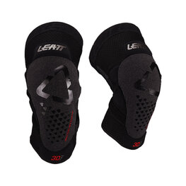 LEATT genunchiere - KNEE GUARD 3DF 5.0 EVO FASTFIT - negru