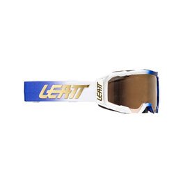 LEATT Ochelari de ciclism - VELOCITY 5.0 MTB IRIZ - albastru/alb