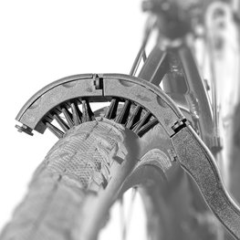 SUPER B perie de curățare - CLEANING BRUSH TB-1718 - gri