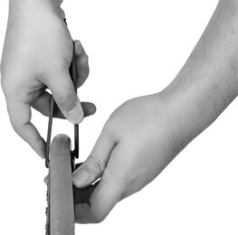 SUPER B levier - TIRE LEVER TB-TL08 - portocaliu