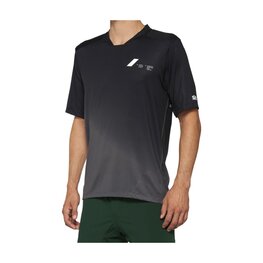 100% SPEEDLAB Tricou de ciclism cu mânecă scurtă - CELIUM - negru/gri