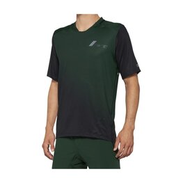 100% SPEEDLAB Tricou de ciclism cu mânecă scurtă - CELIUM - verde/negru
