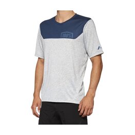 100% SPEEDLAB Tricou de ciclism cu mânecă scurtă - AIRMATIC - gri/albastru