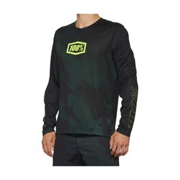 100% SPEEDLAB Tricou de ciclism cu mânecă lungă de vară - AIRMATIC LE - negru