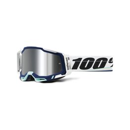 100% SPEEDLAB Ochelari de ciclism - RACECRAFT 2 - alb/albastru/negru/argintiu
